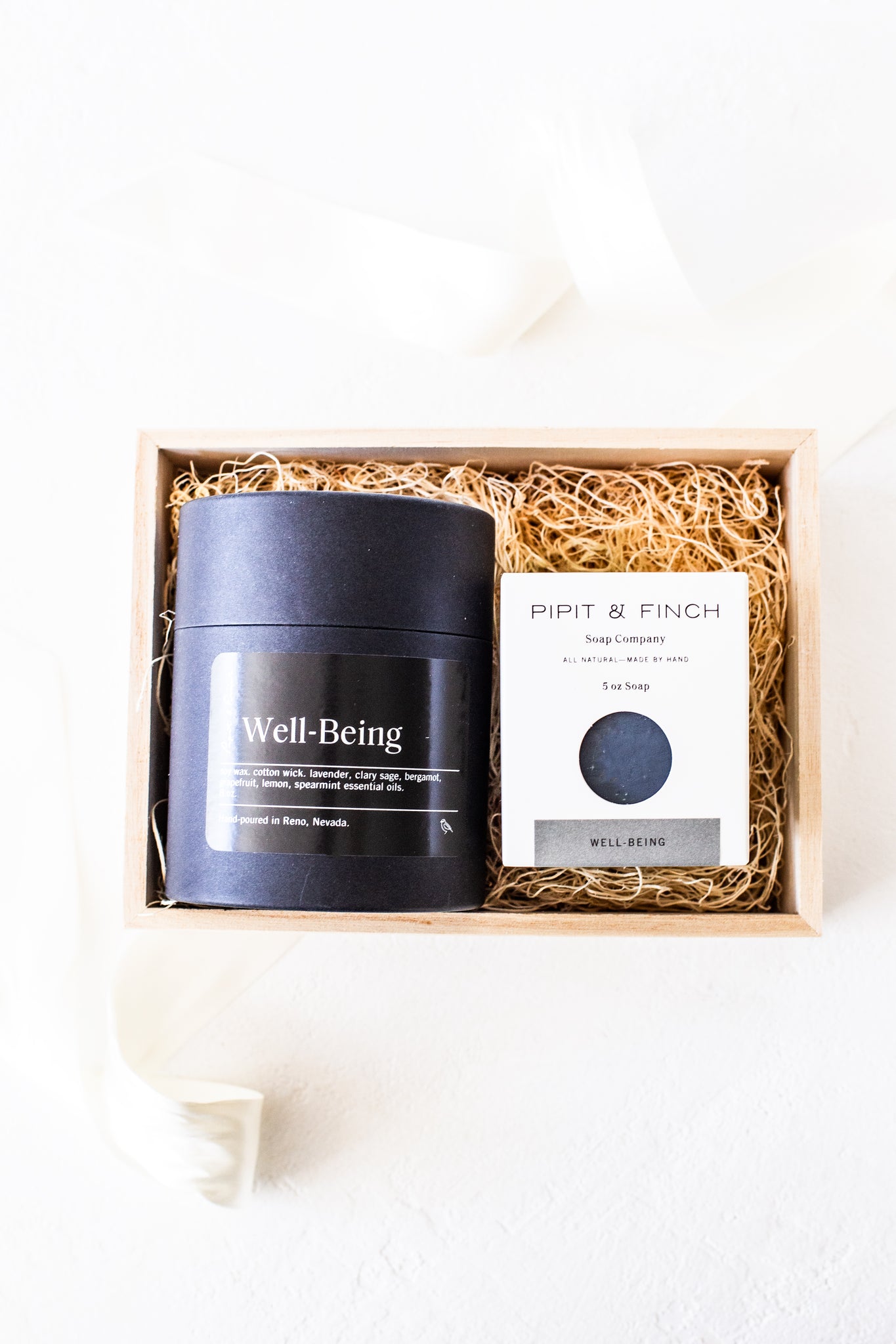 Well-Being Soap and Candle Gift Box Set