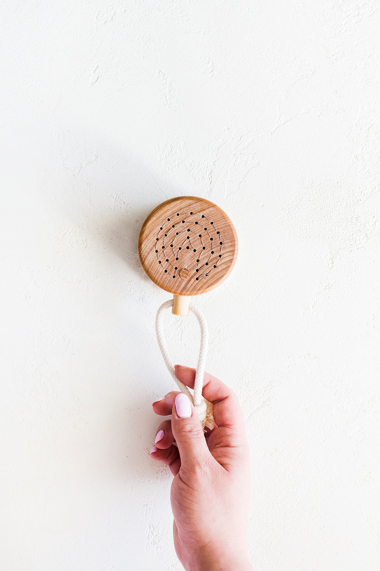 Handcrafted Bath Brush Puck